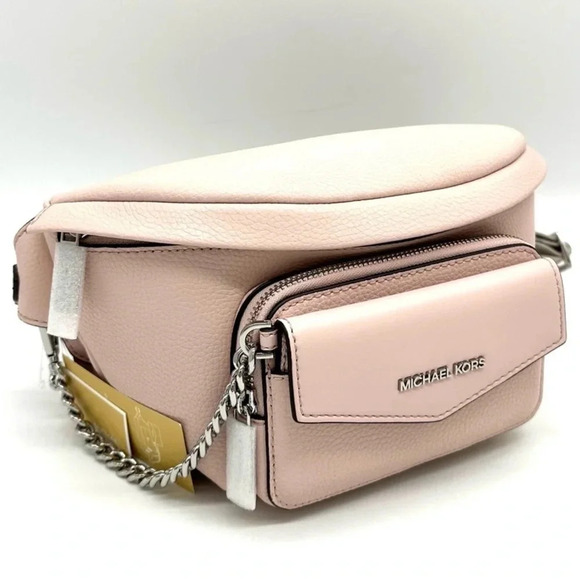 Michael Kors Maisie Large 2 in 1 Sling Pack Crossbody Bag Powder Blush (NWT) - Picture 1 of 12